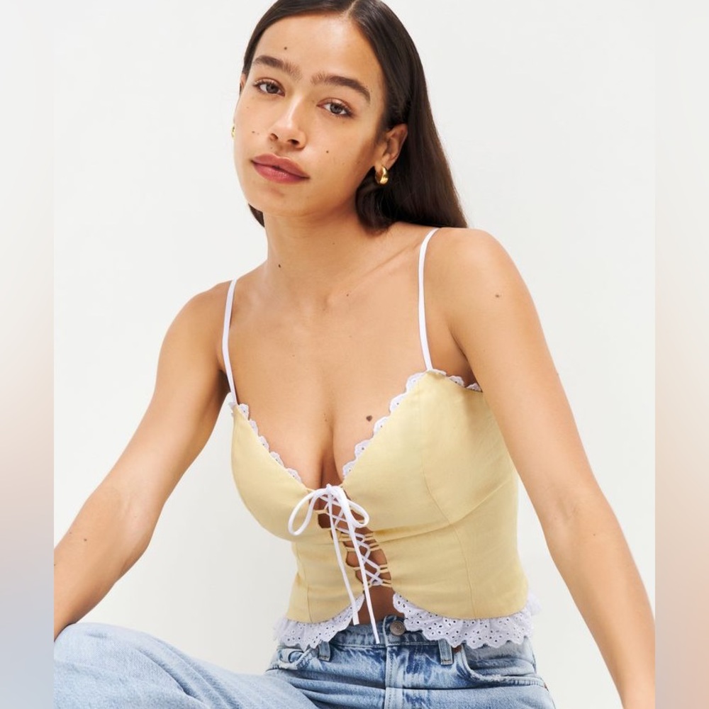 Josephine reformation top in Parmesan
